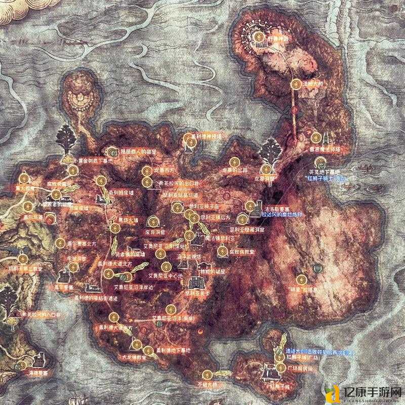 🔥艾尔登法环全地牢位置绝密档案！刷爆隐藏宝藏+神装速成路线